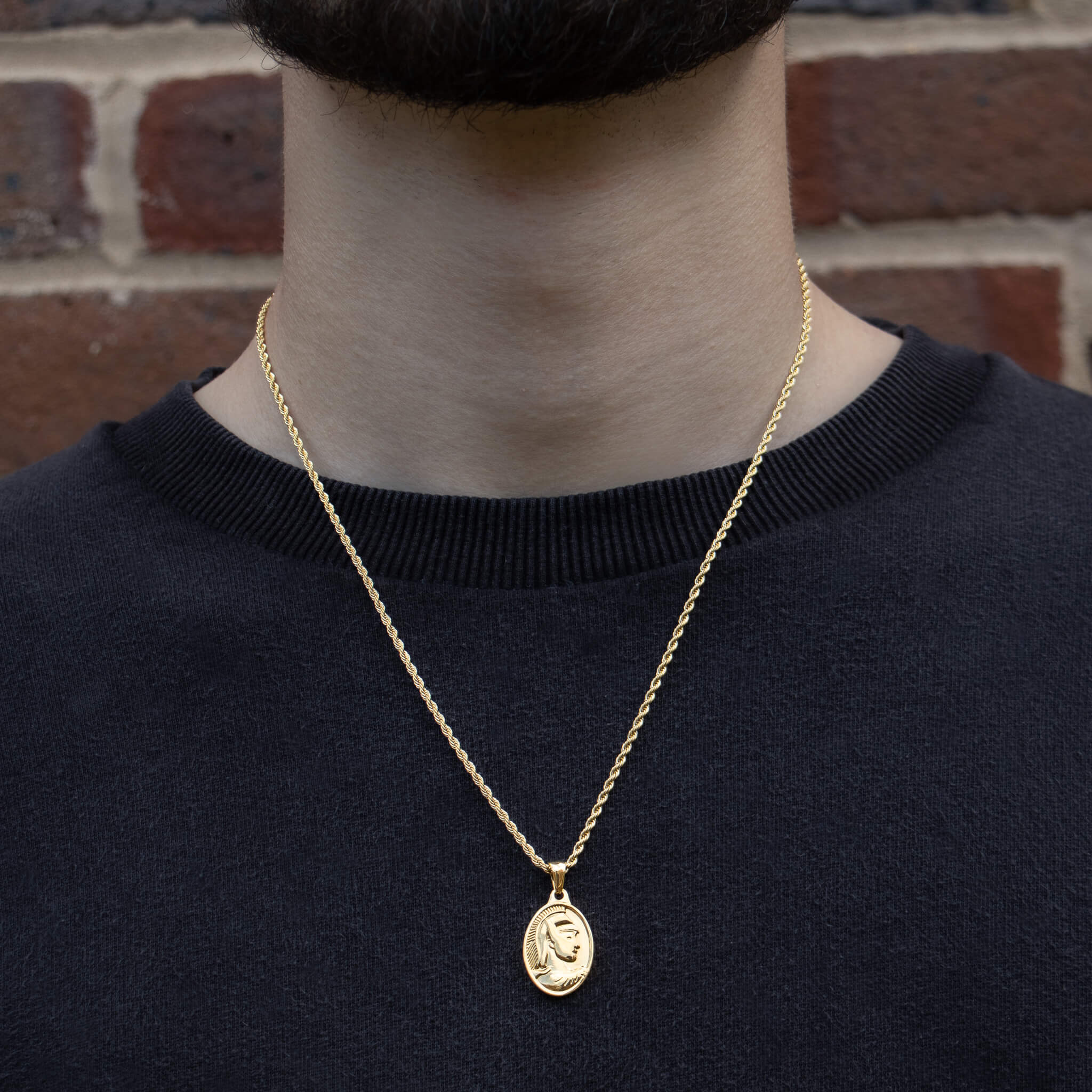 Spartan Pendant – Gold