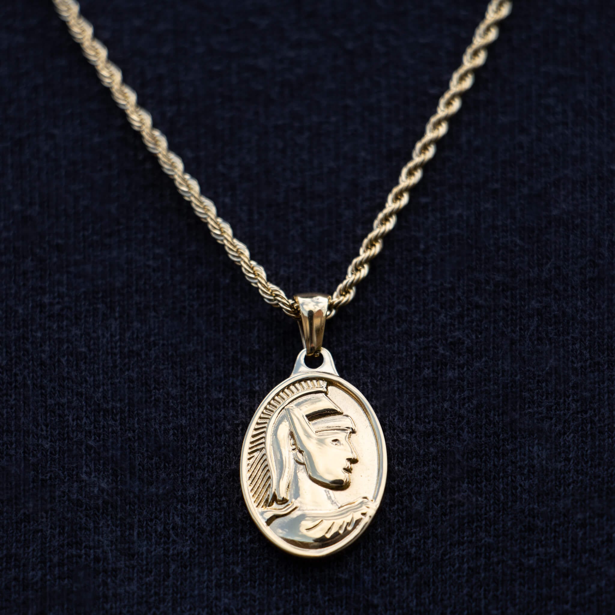 Spartan Pendant – Gold