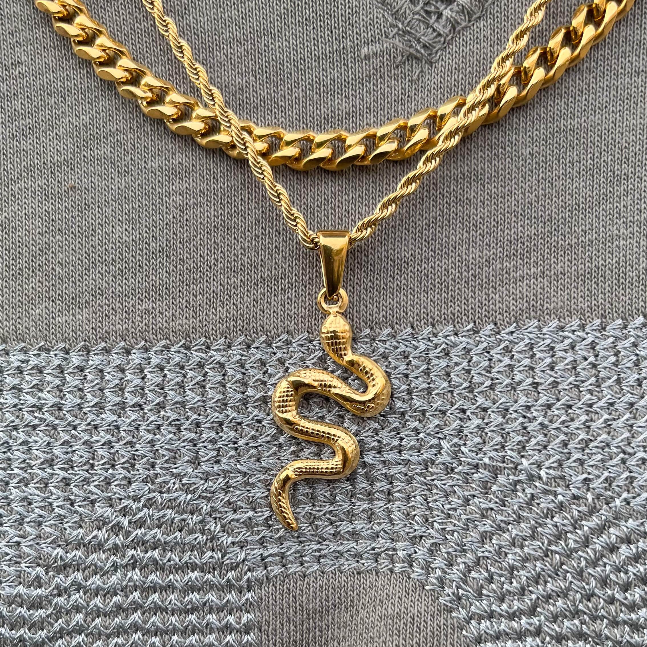Snake Pendant – Gold