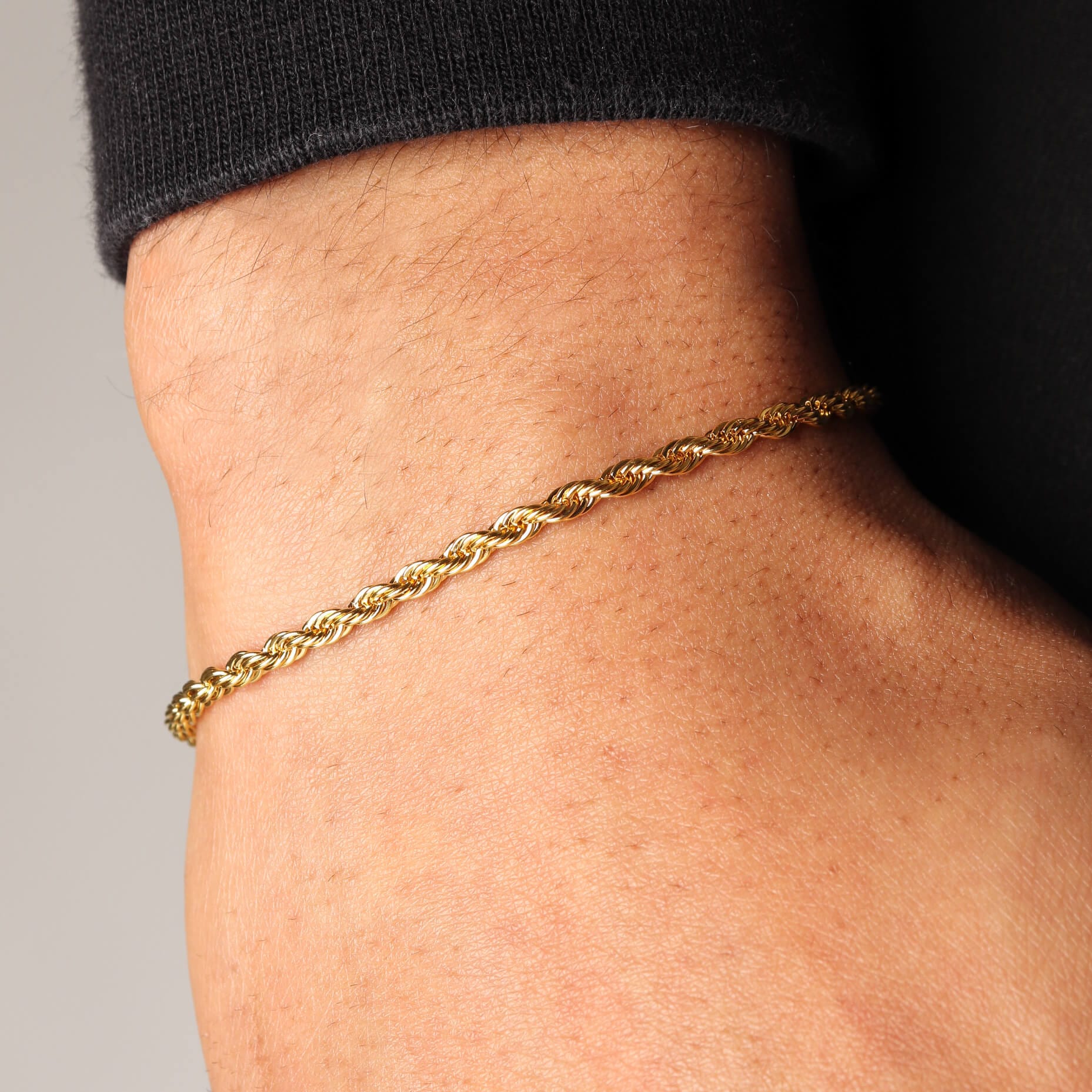 Rope Bracelet – Gold (3MM)