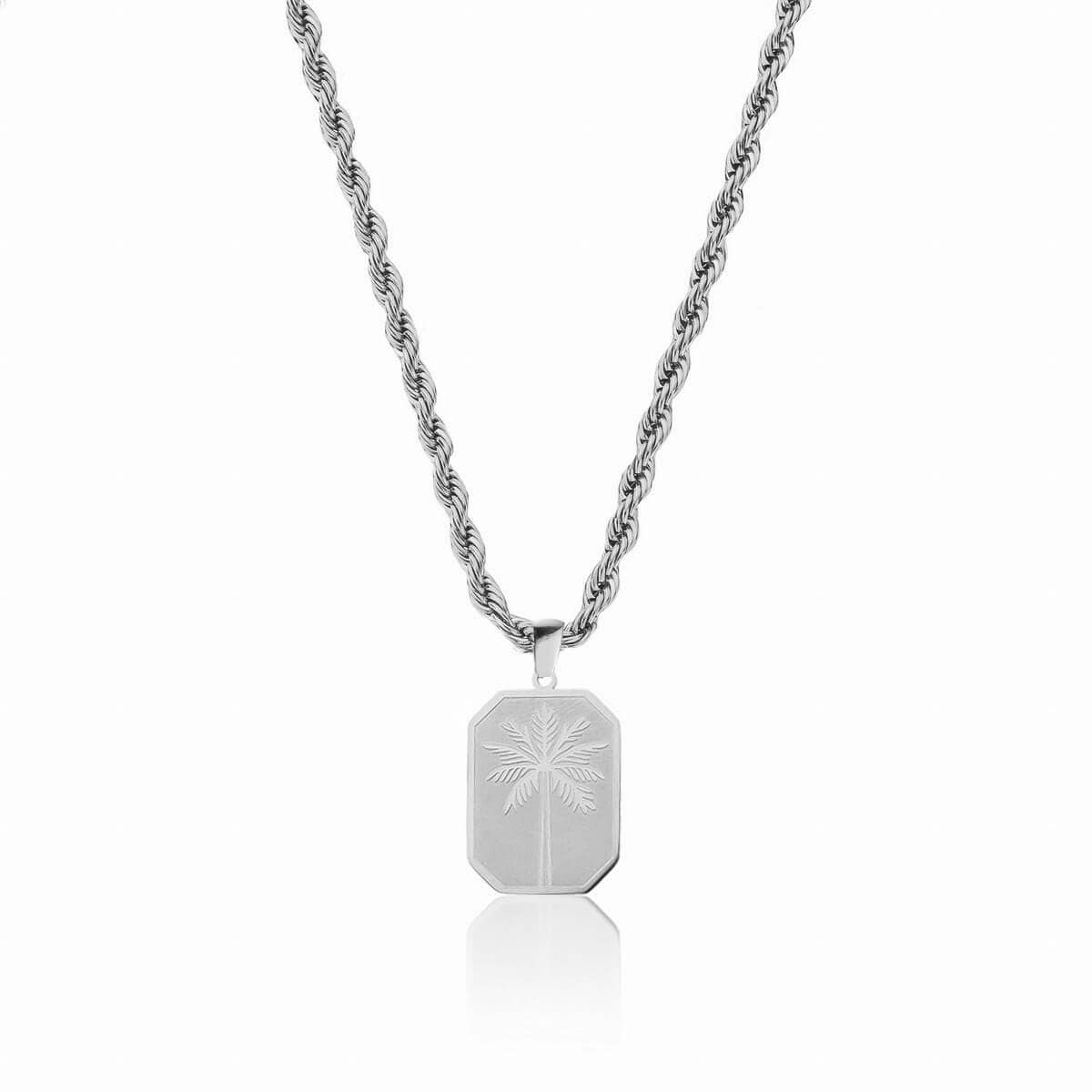 Palm Tree Pendant – Silver