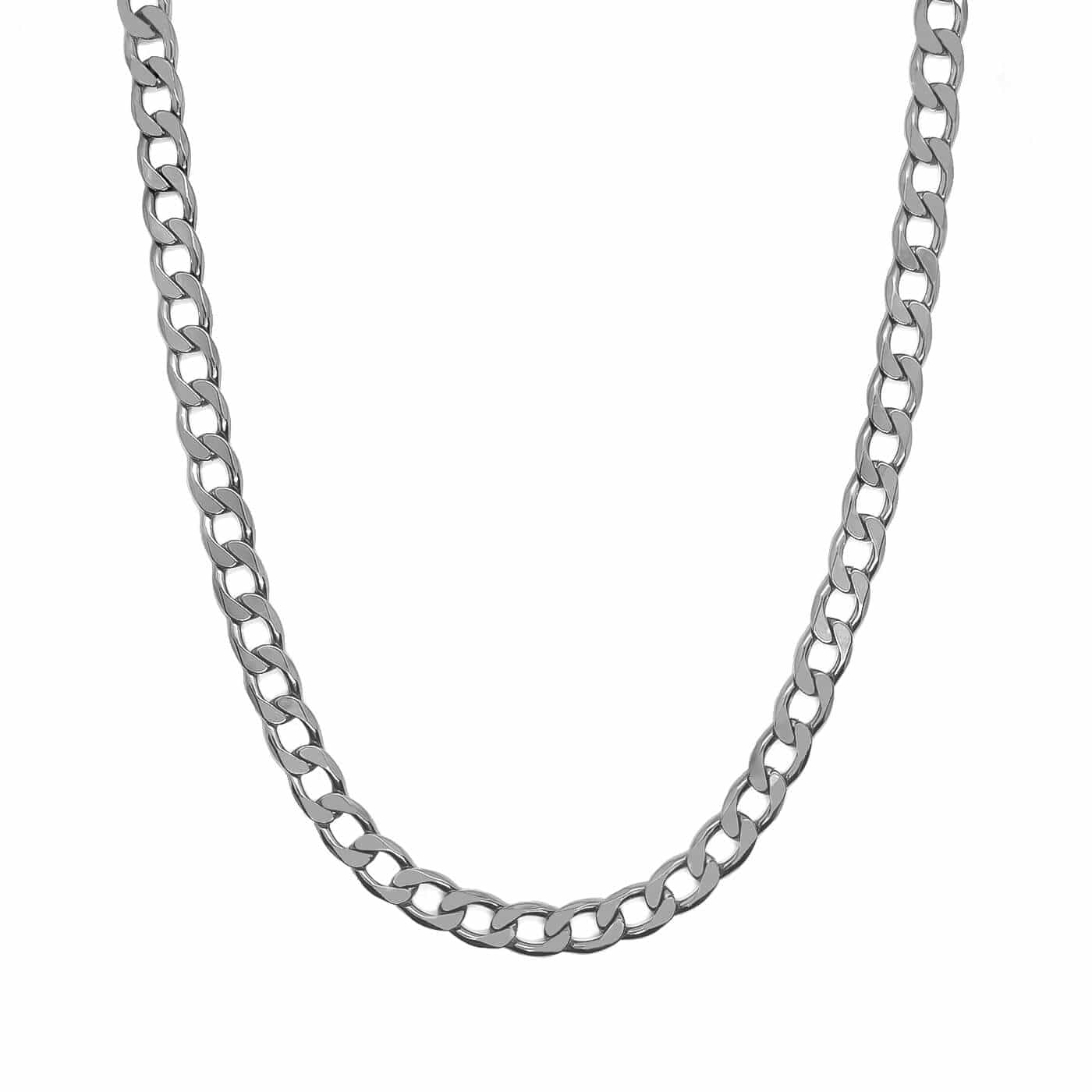 Curb Chain – Silver (8MM)