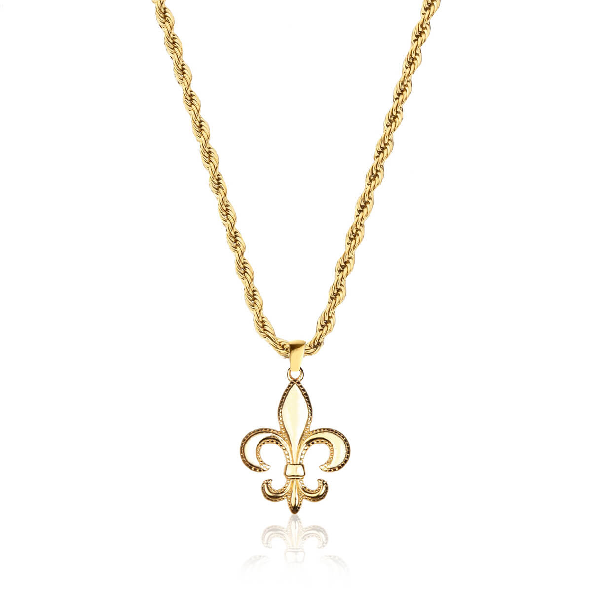 Fleur De Lis Pendant – Gold