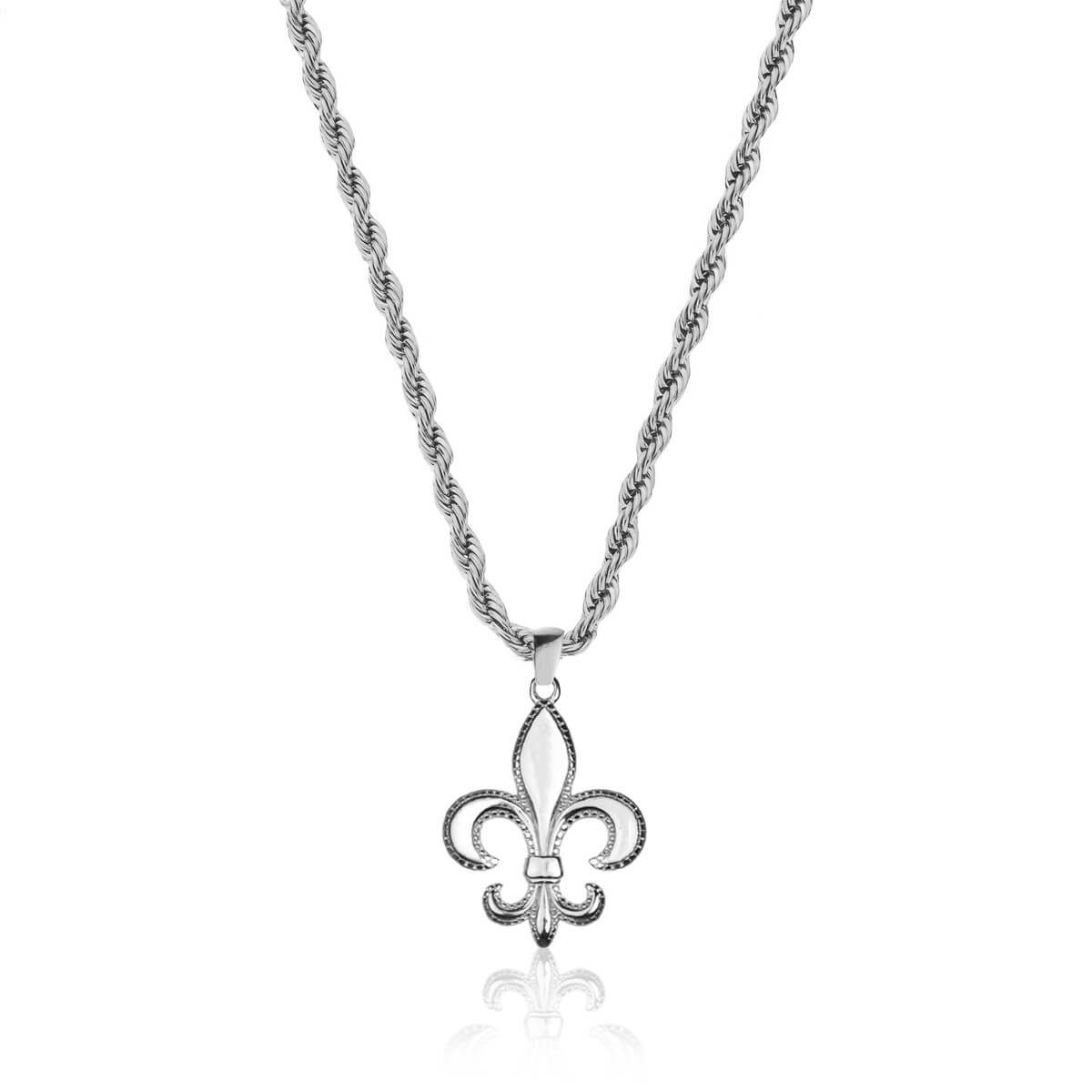 Fleur De Lis Pendant – Silver