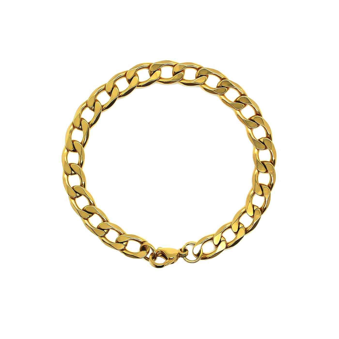 Curb Bracelet – Gold (8MM)