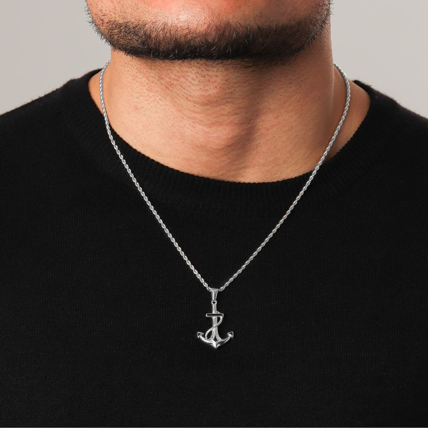 Anchor Pendant – Silver