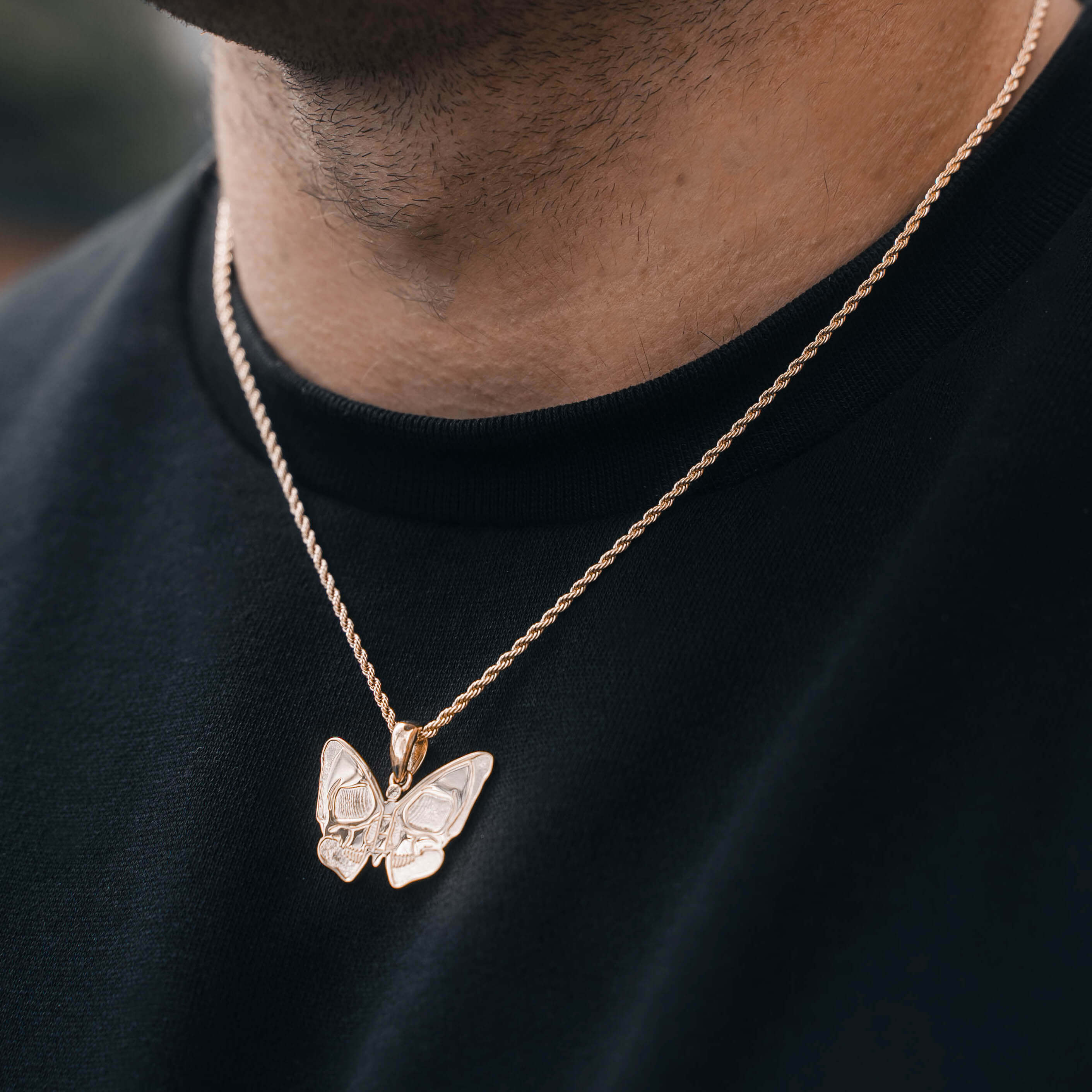 Butterfly Pendant – Gold