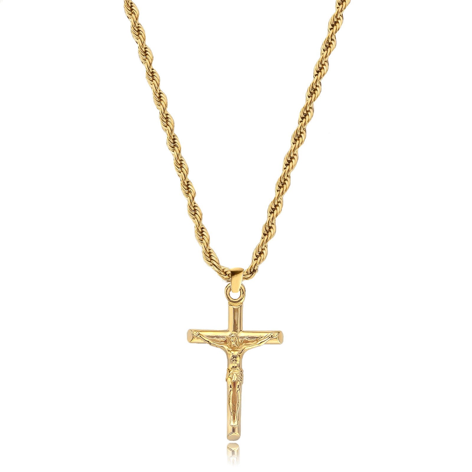Crucifix Pendant – Gold