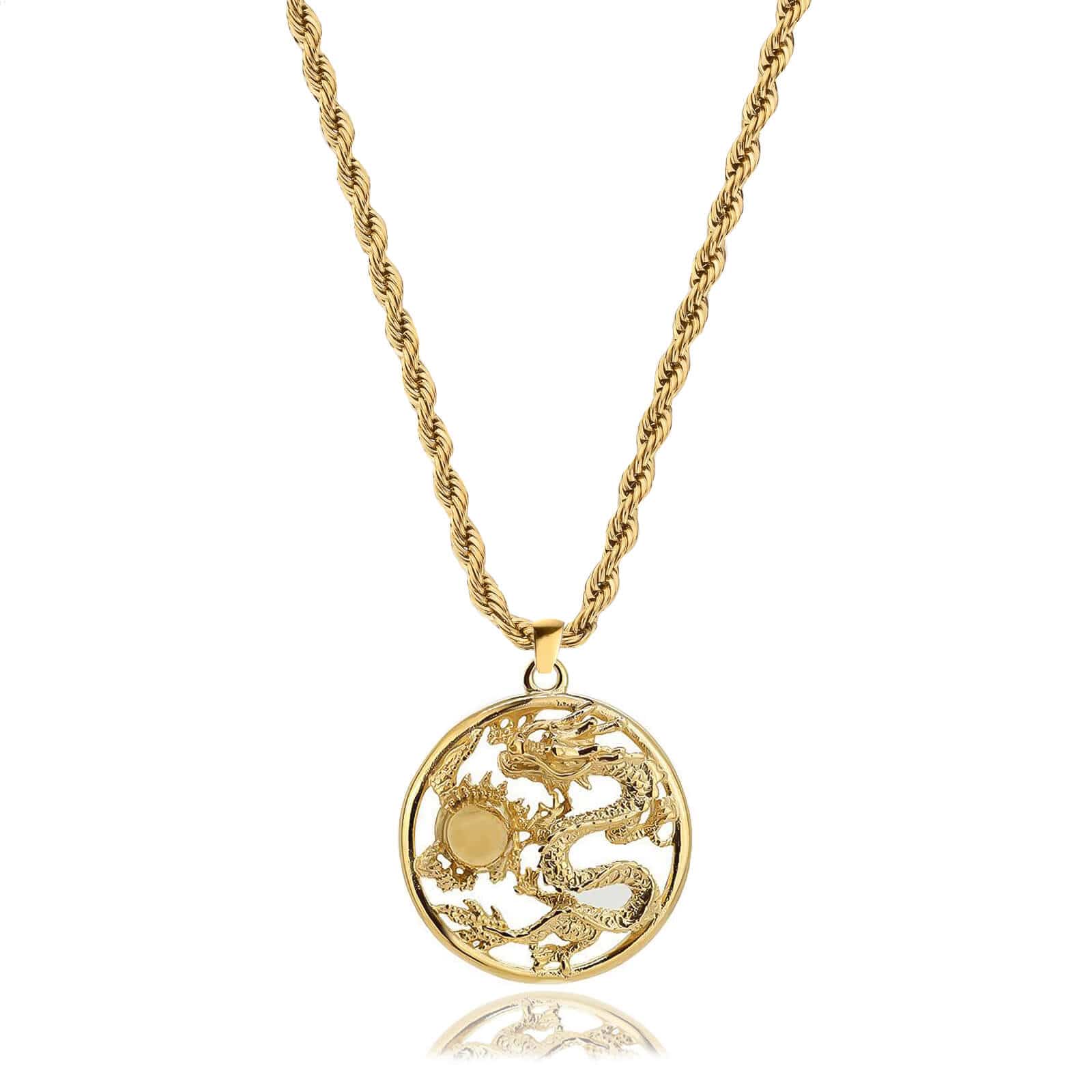 Shenron Pendant – Gold