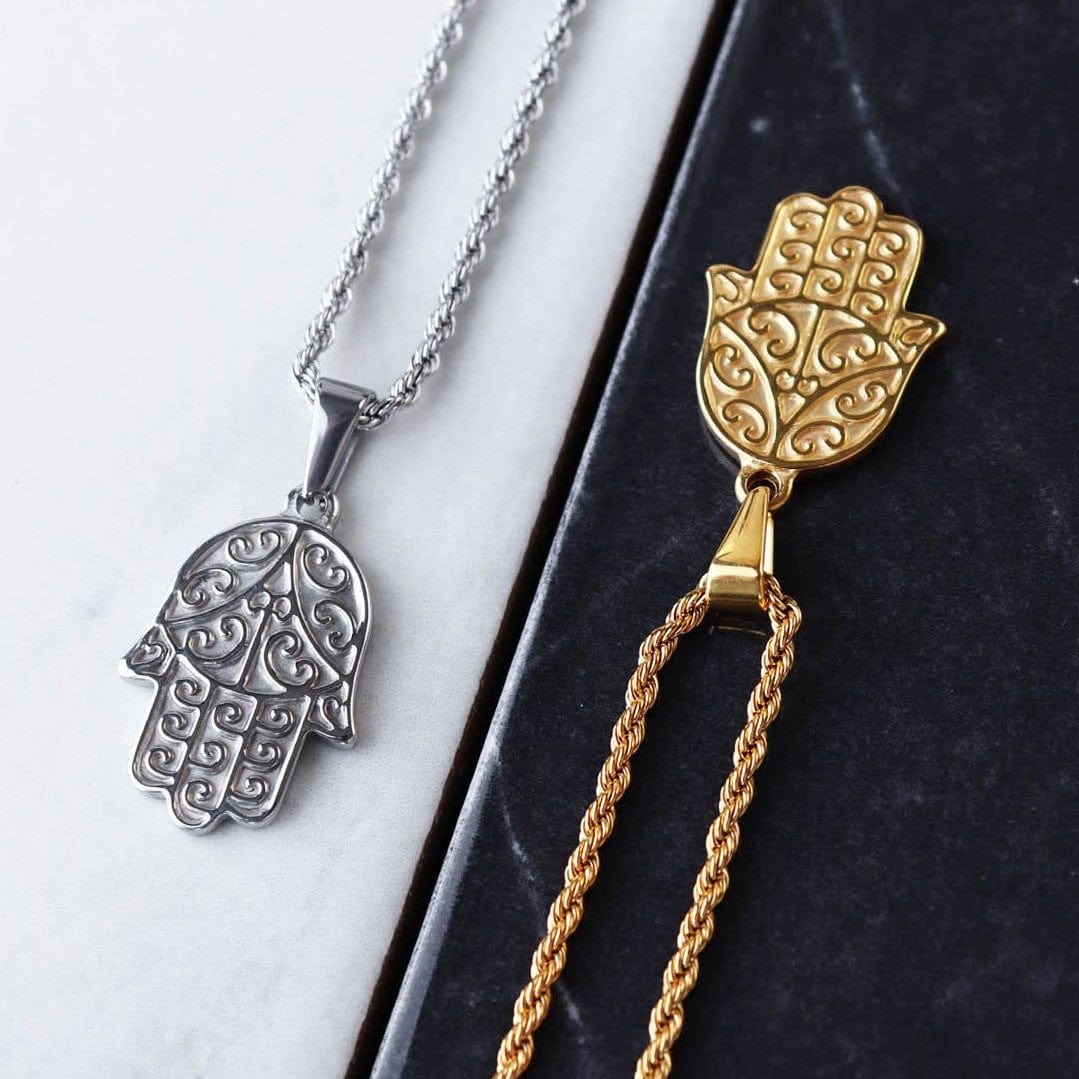 Khamsa Pendant – Silver