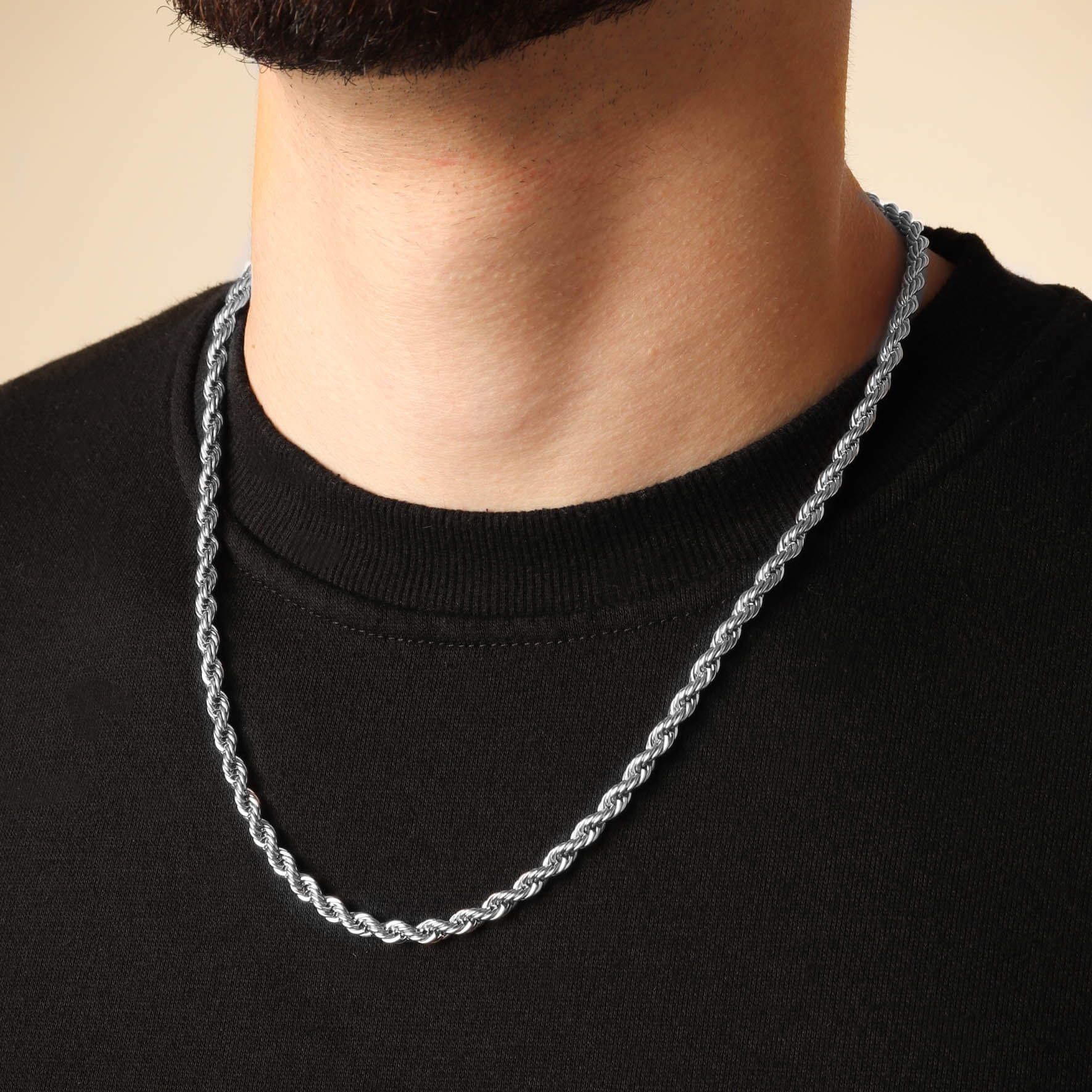 Rope Chain – Silver (5MM)