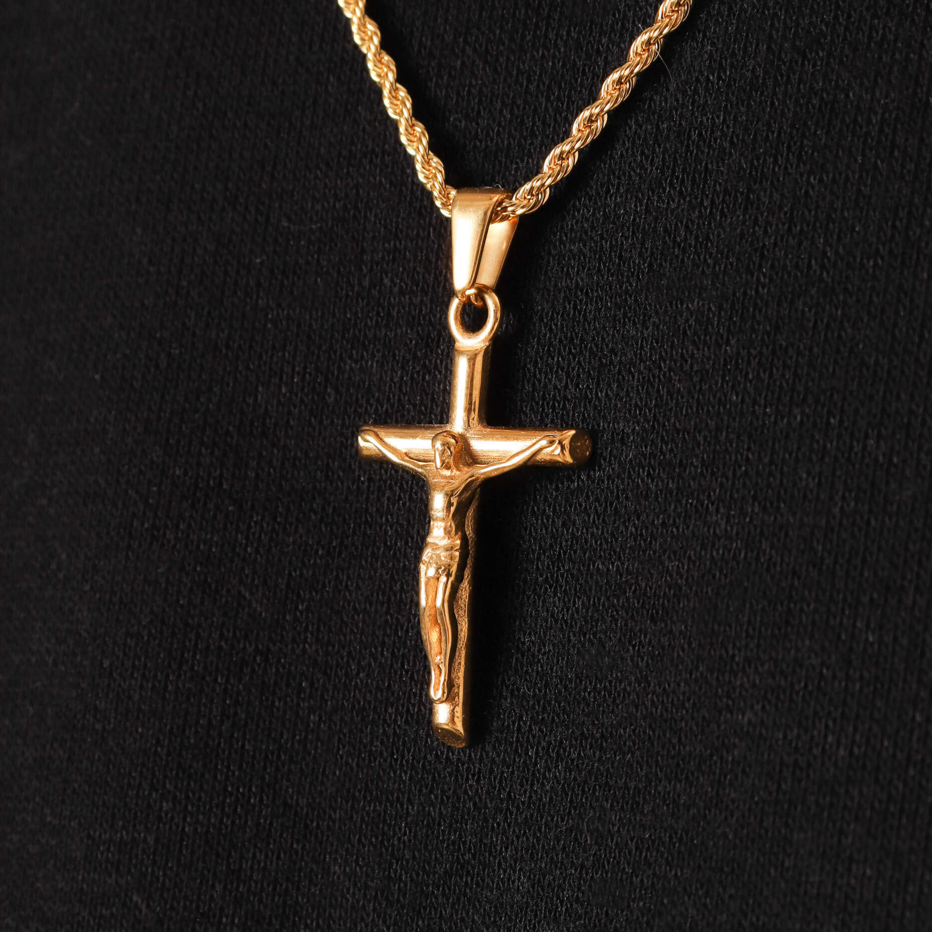 Crucifix Pendant – Gold