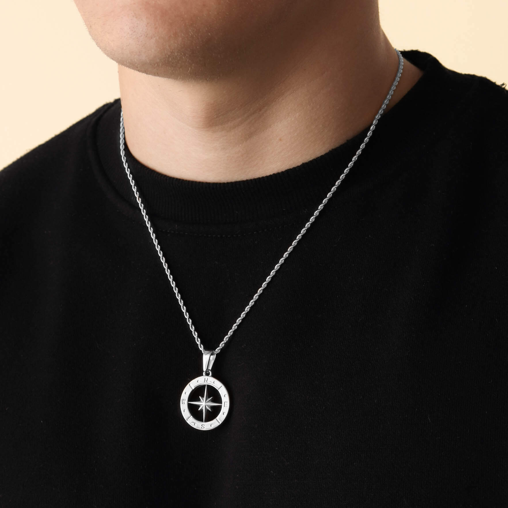 North Star Pendant – Silver
