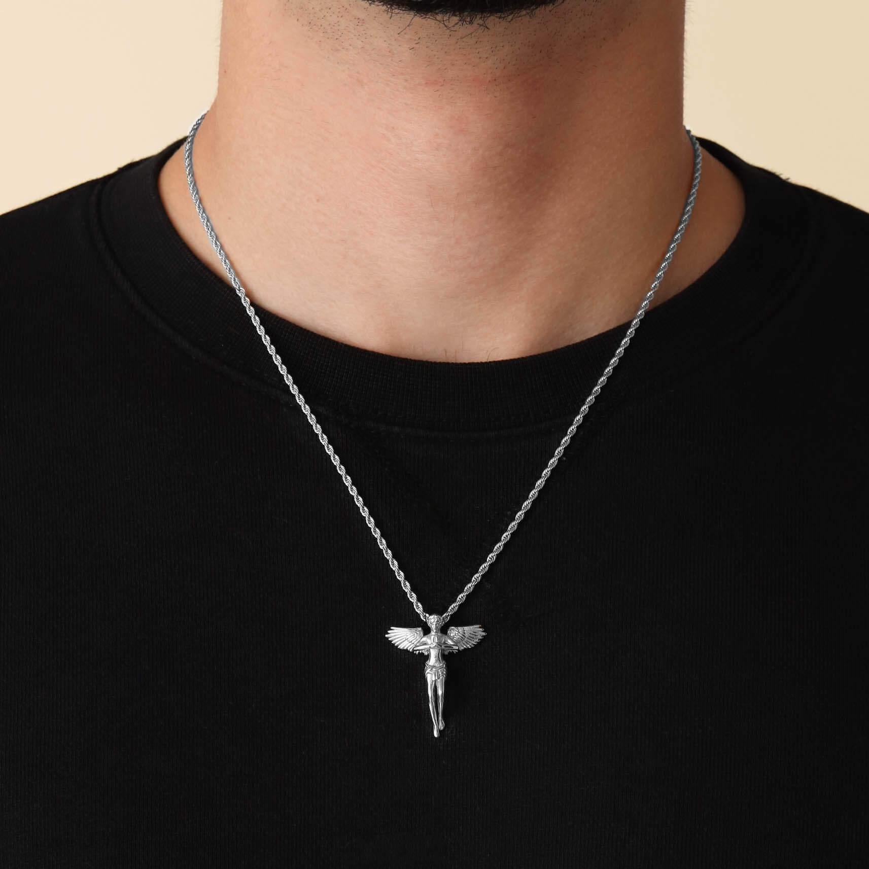 Angel Pendant – Silver