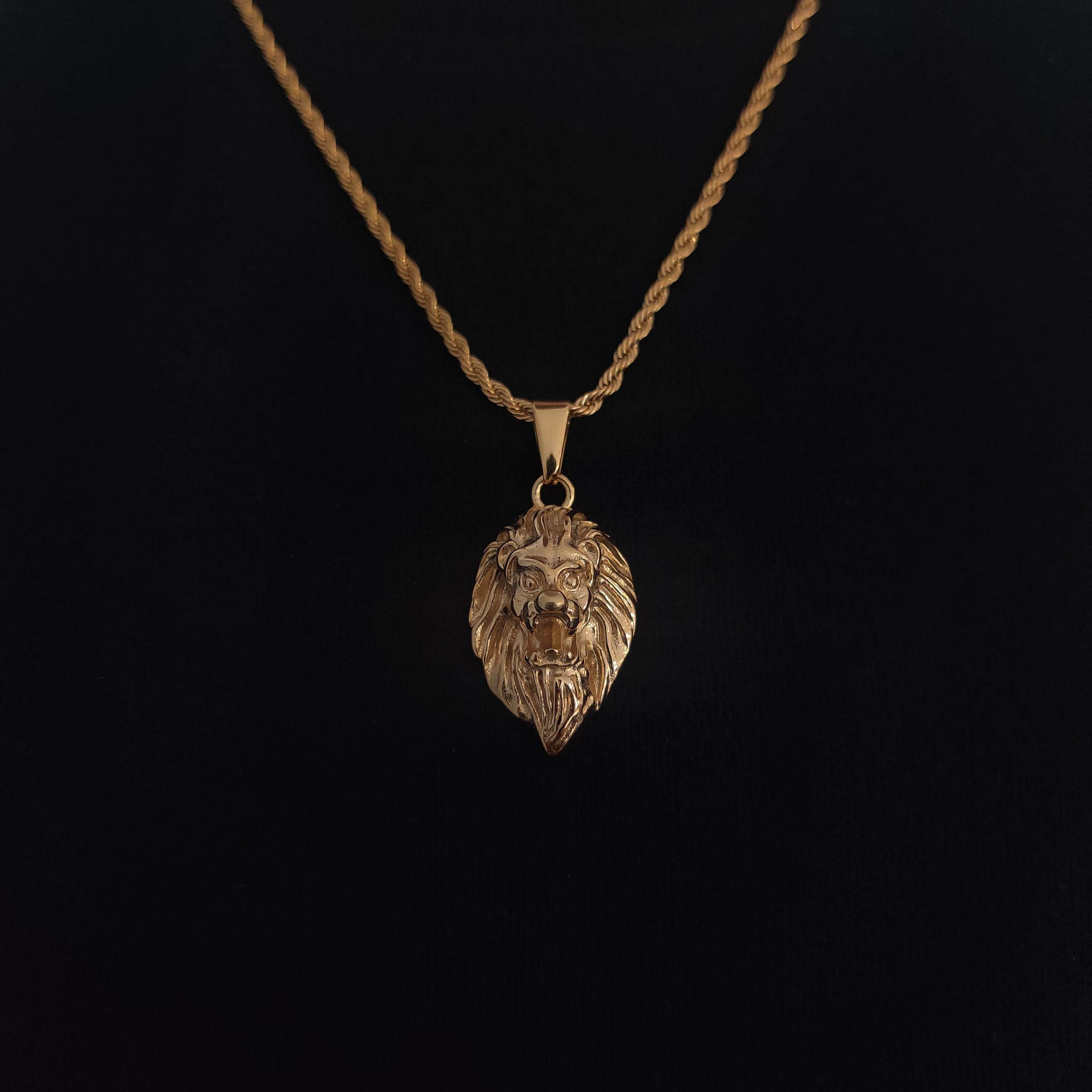 Lion Pendant – Gold