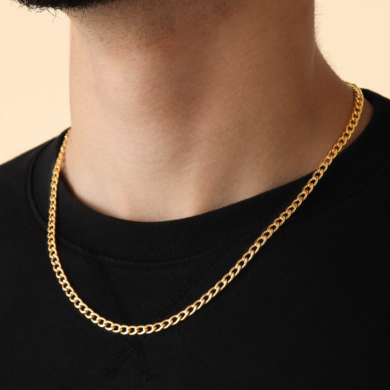 Curb Chain – Gold (4MM)