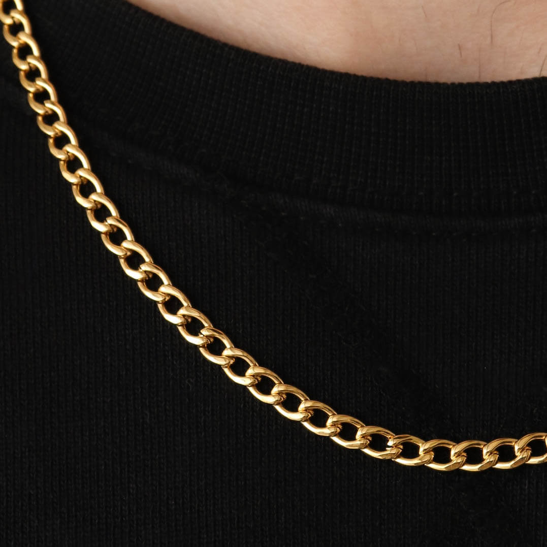 Curb Chain – Gold (4MM)