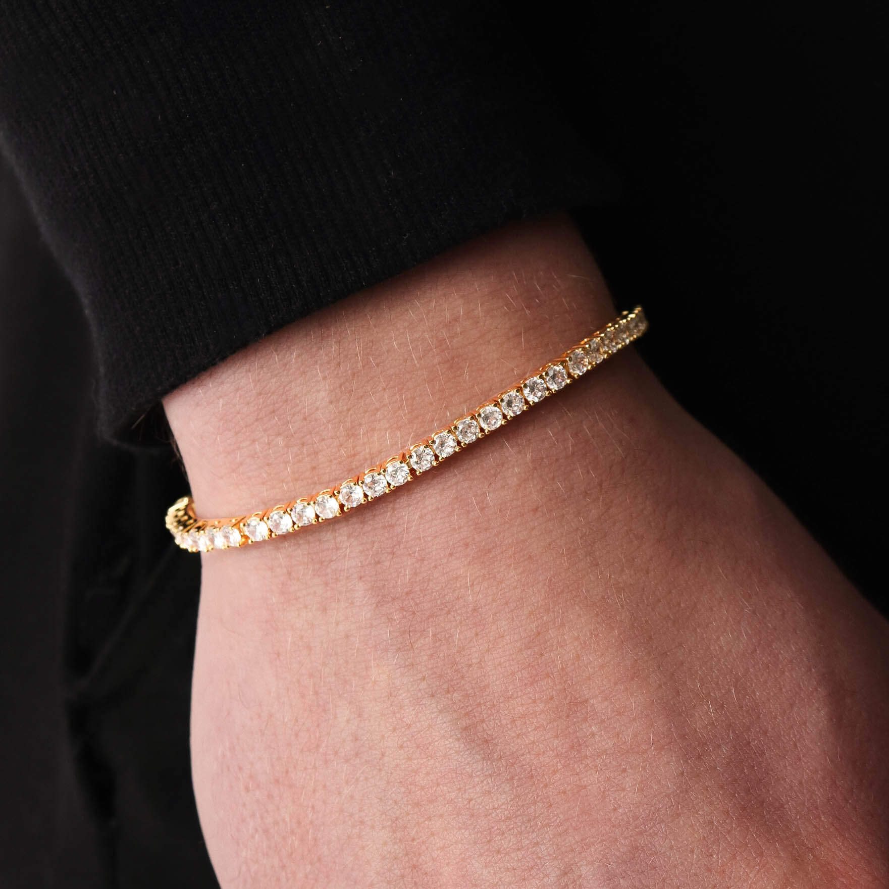 Tennis Bracelet – Gold (3MM)