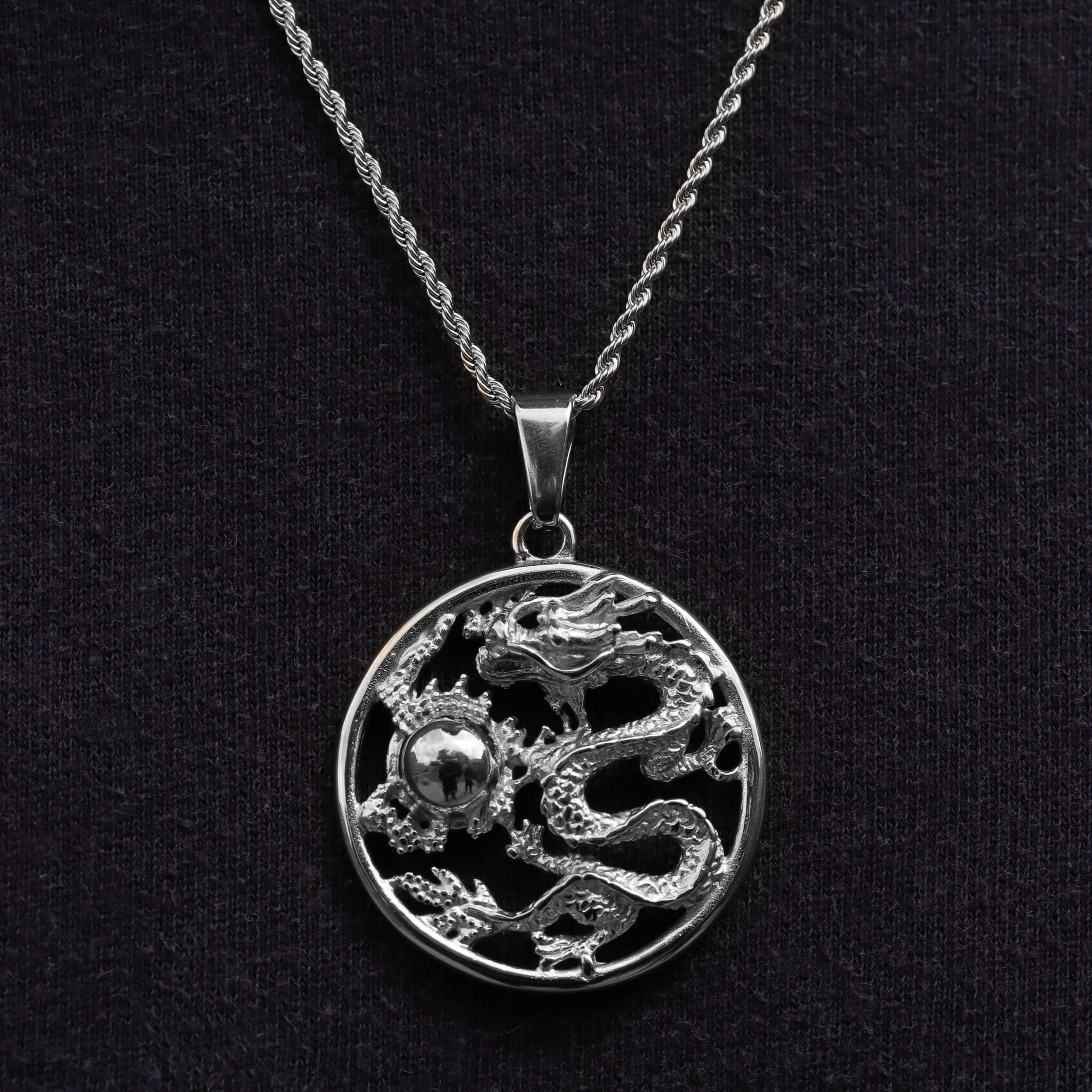 Shenron Pendant – Silver