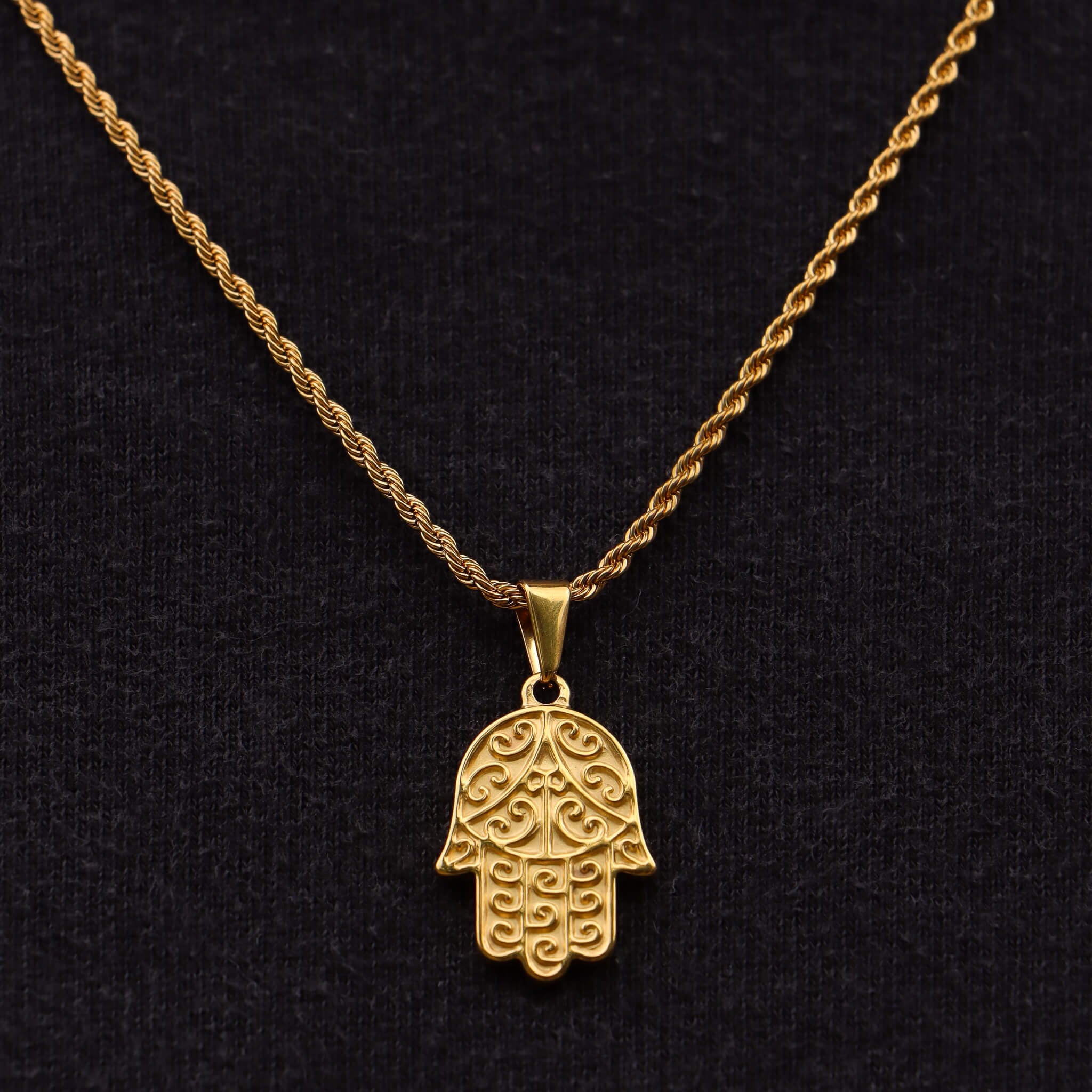 Khamsa Pendant – Gold