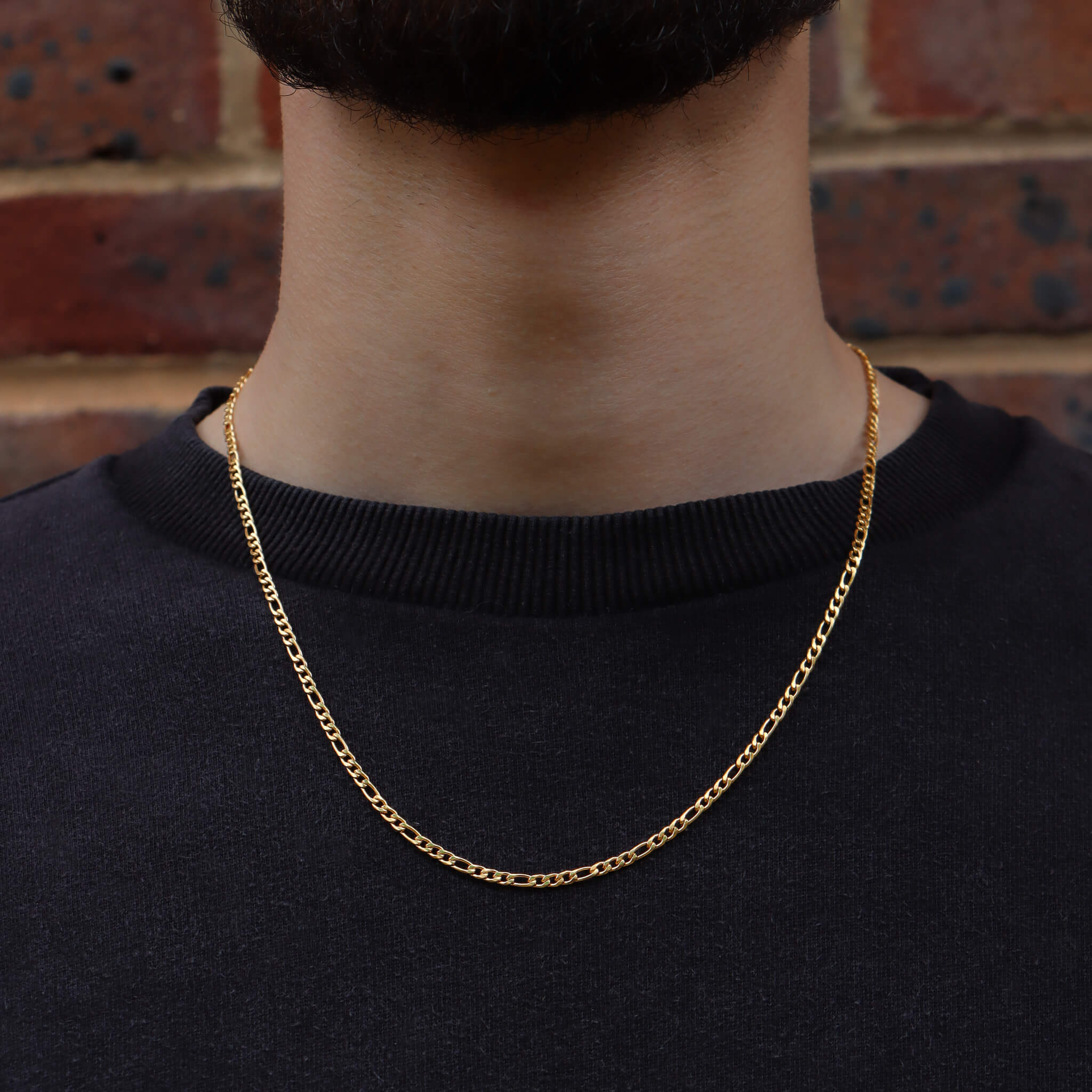 Figaro Chain – Gold (3MM)