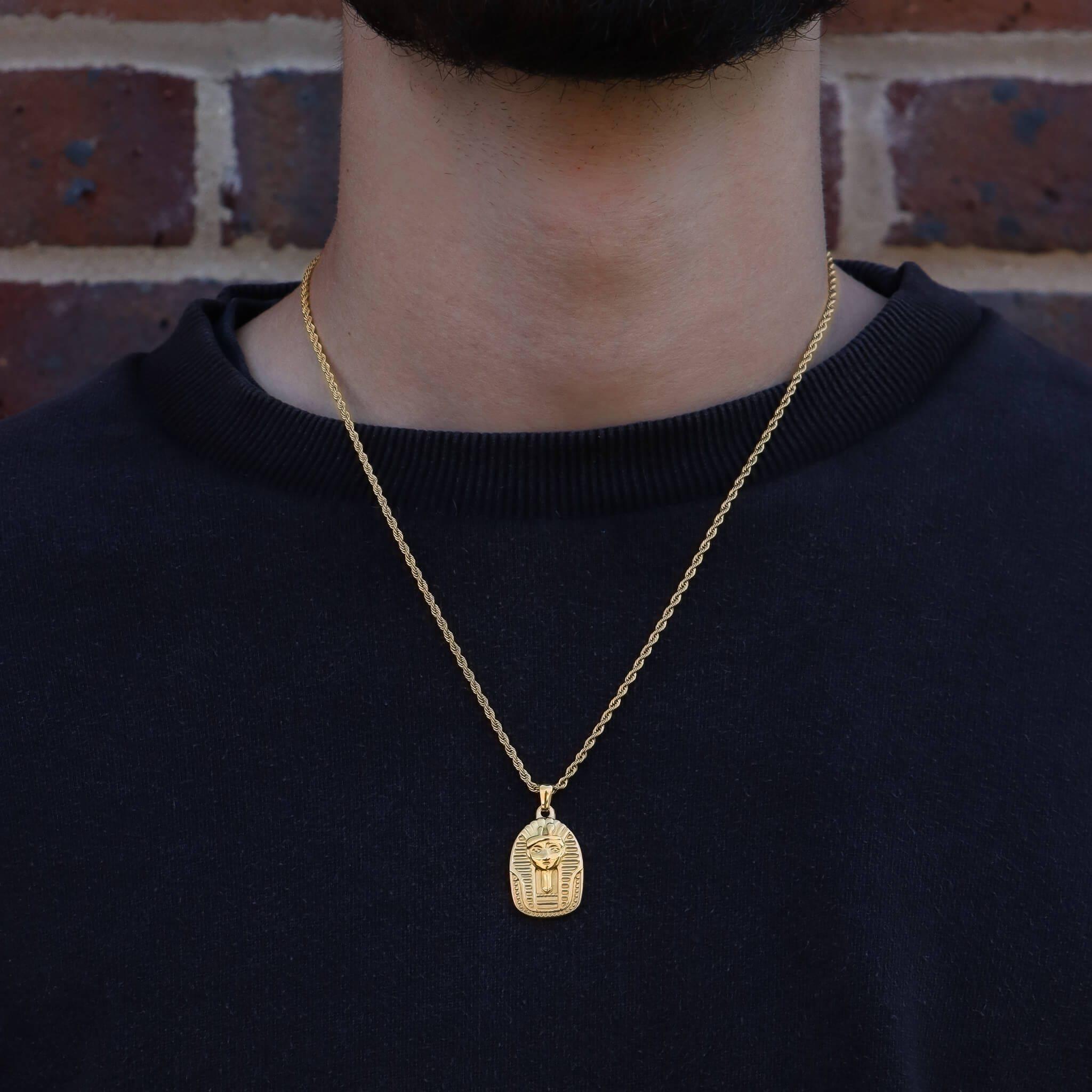 Pharaoh Pendant – Gold
