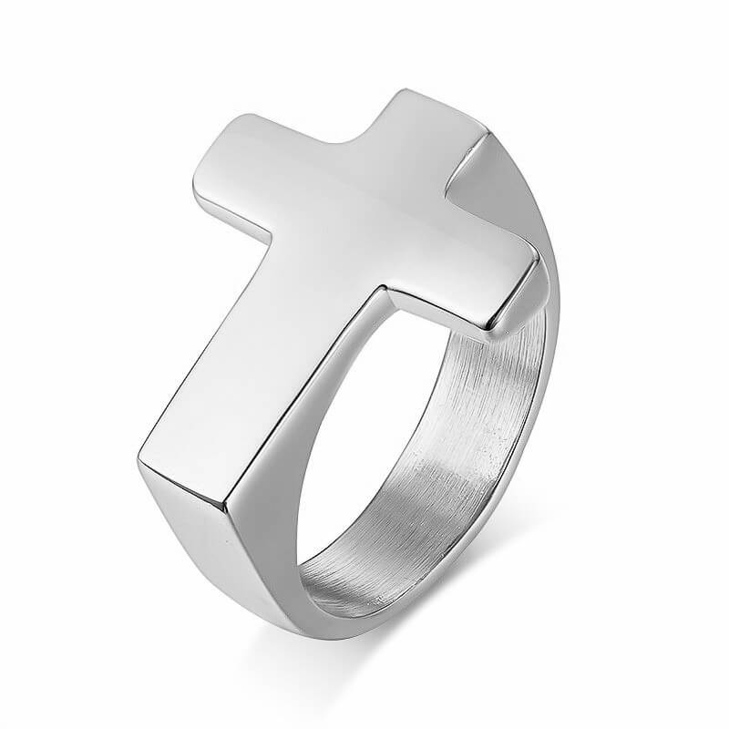 Cross Ring – Silver