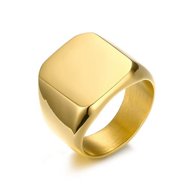 Classic Signet Ring – Gold