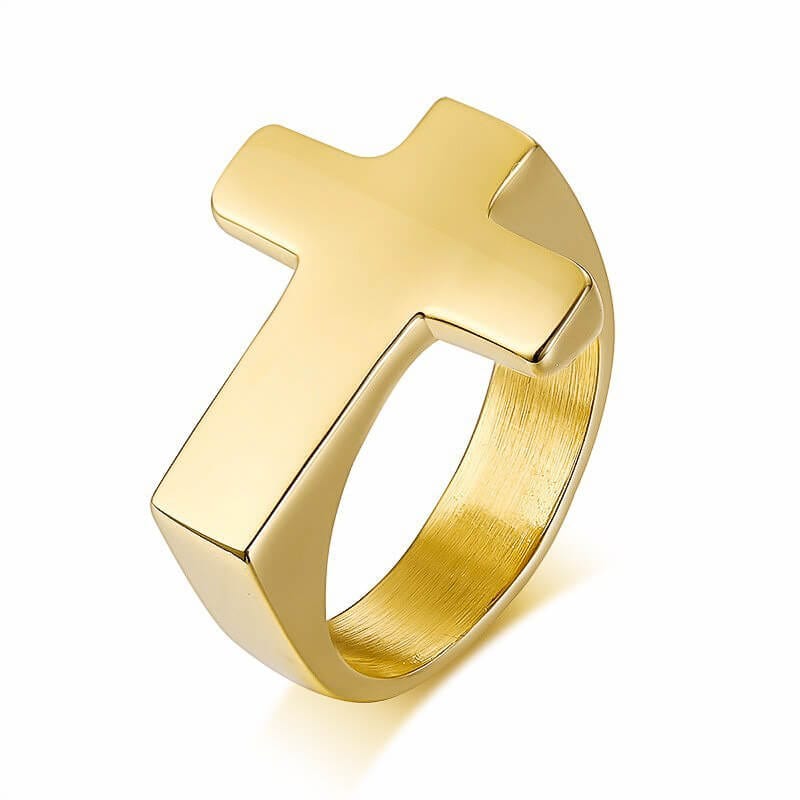 Cross Ring – Gold
