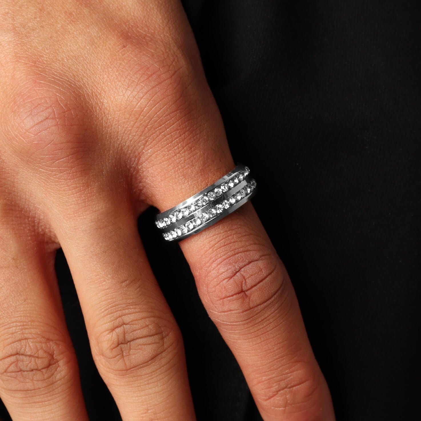 Iced Ring – Silver