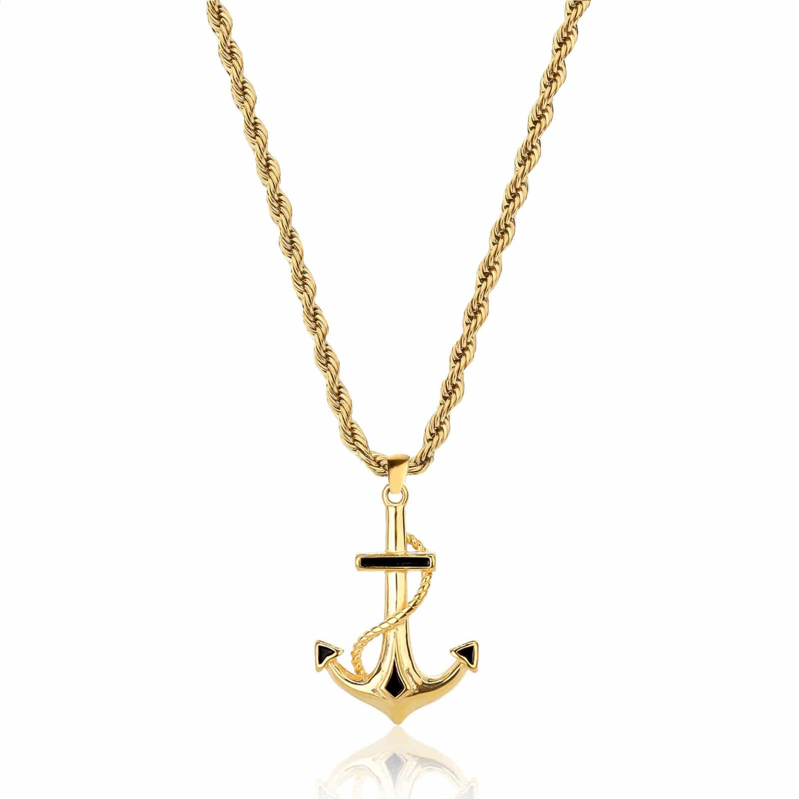 Anchor Pendant – Gold