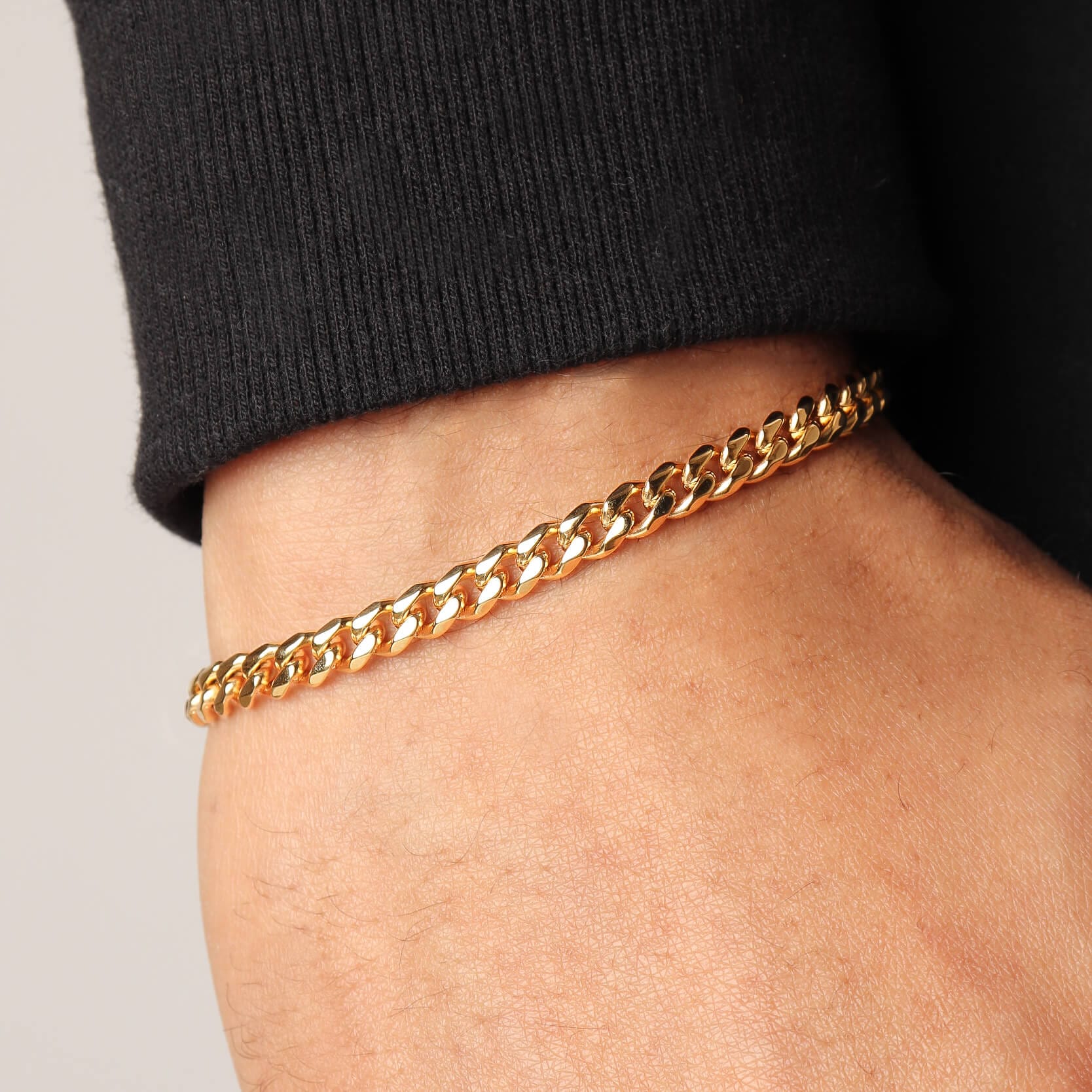 Miami Cuban Bracelet – Gold (5MM)