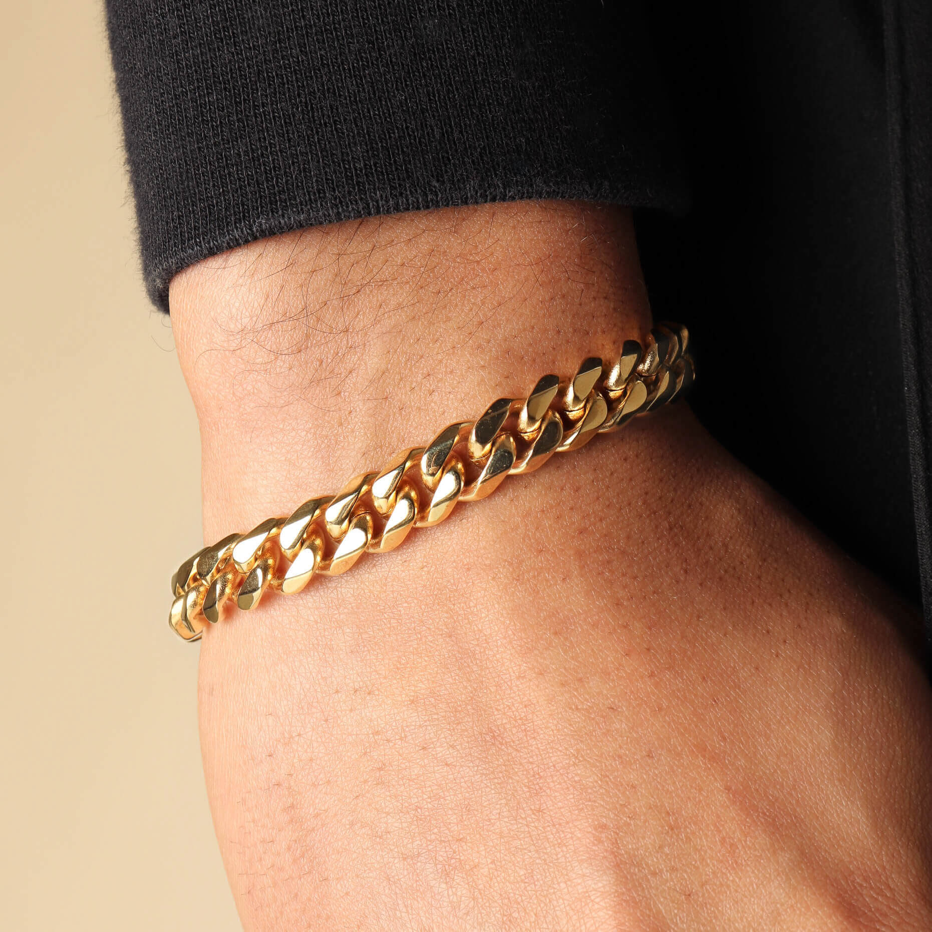 Miami Cuban Bracelet – Gold (10MM)