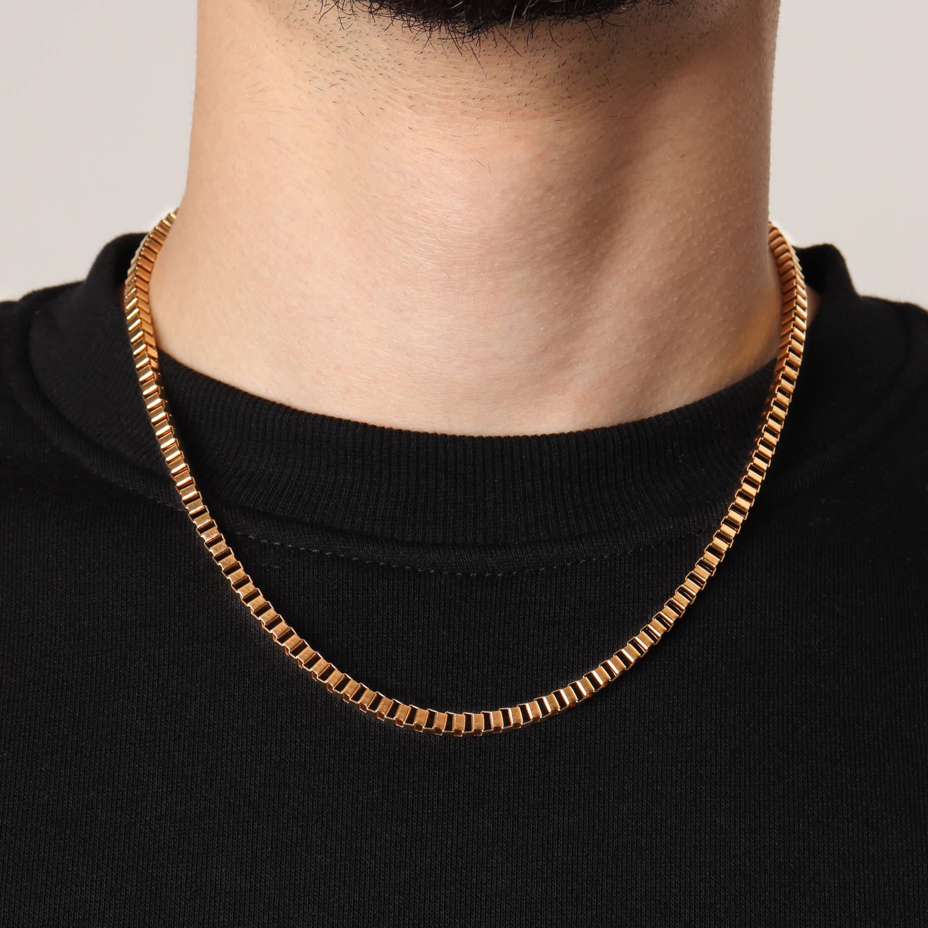 Box Link Chain – Gold