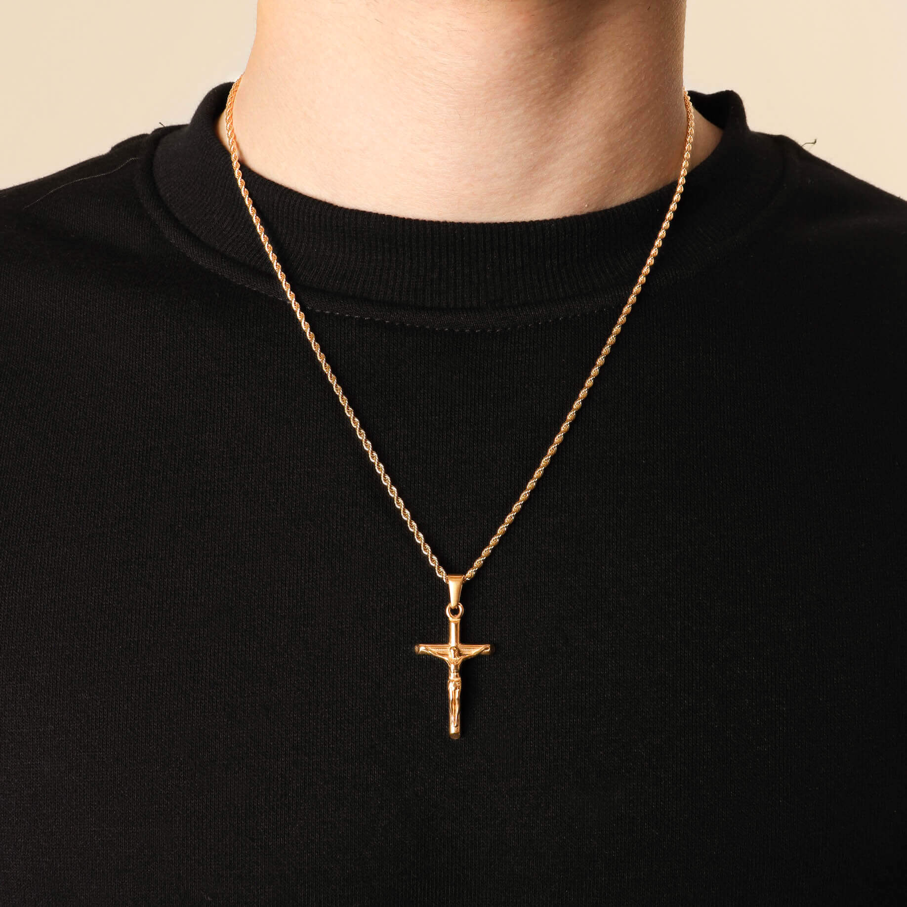 Crucifix Pendant – Gold