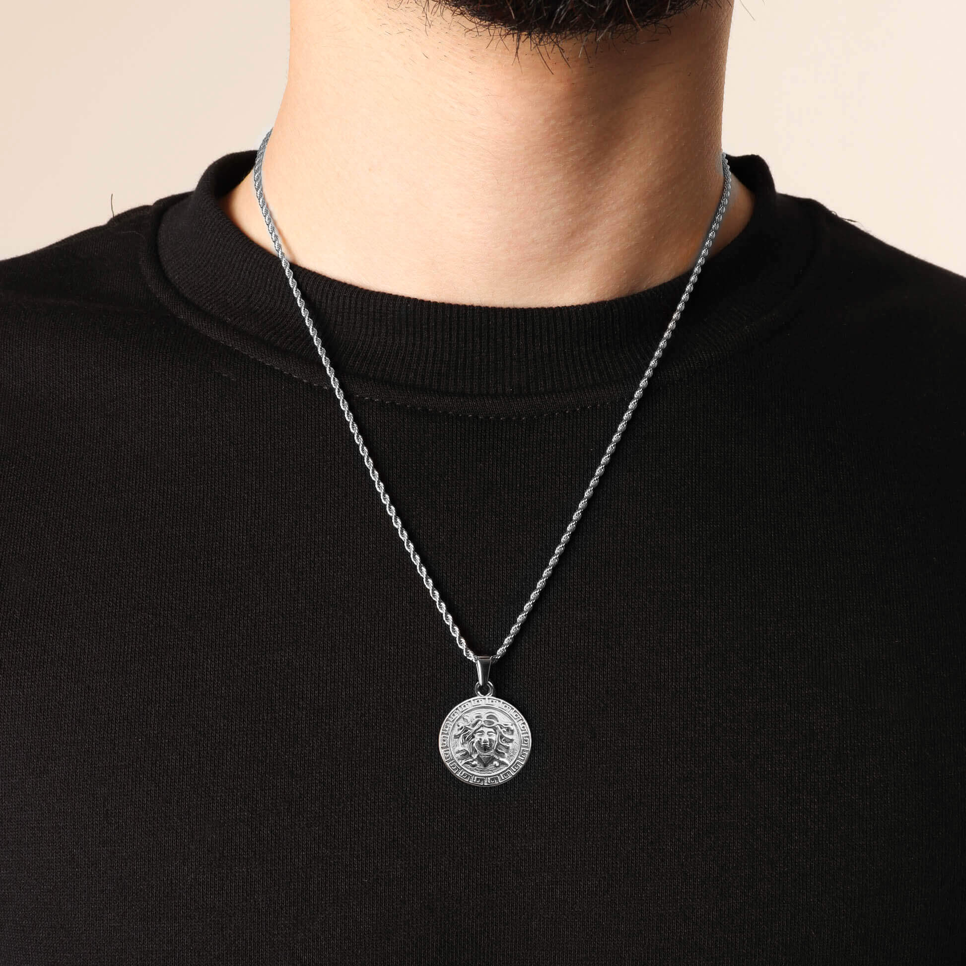 Medusa Pendant – Silver