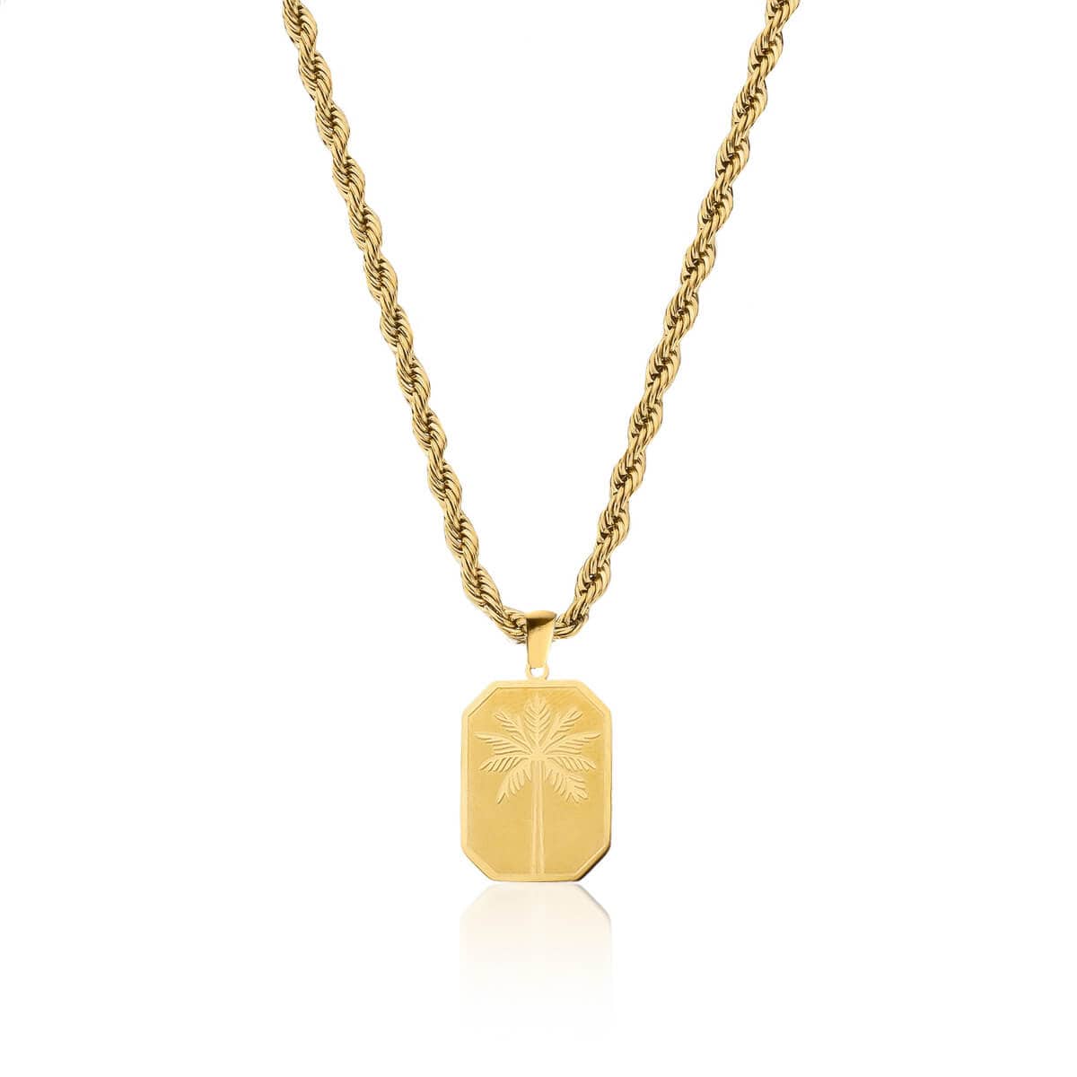 Palm Tree Pendant – Gold