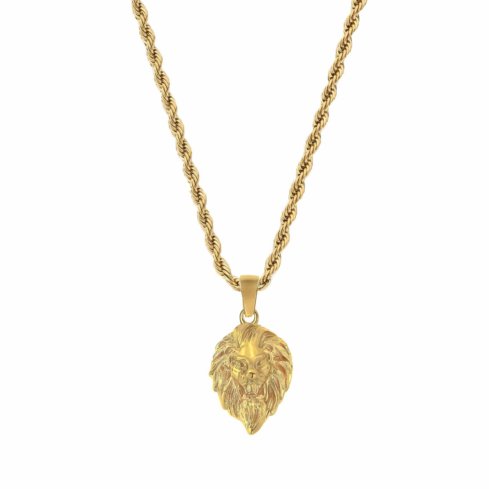 Lion Pendant – Gold