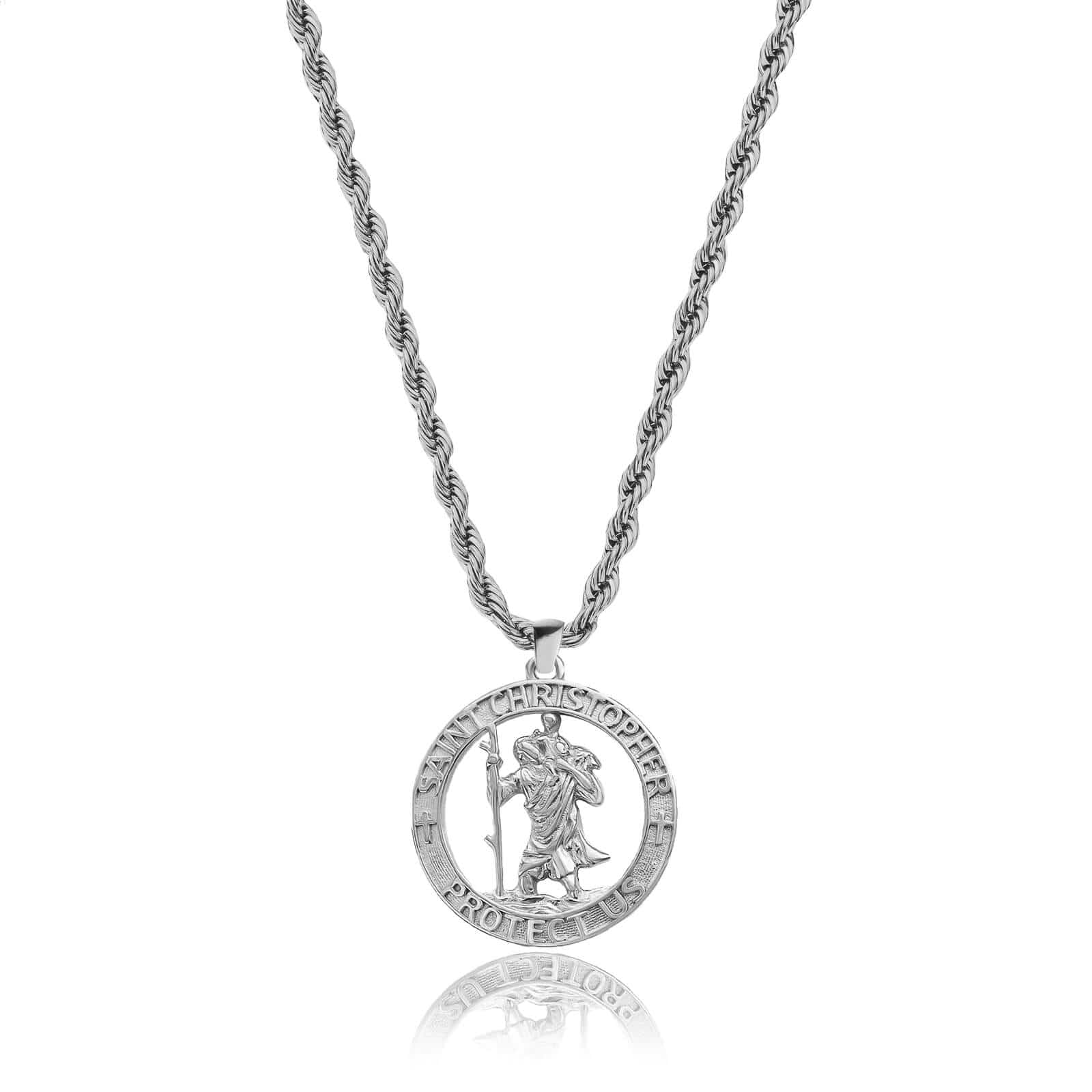 St. Christopher Pendant – Silver
