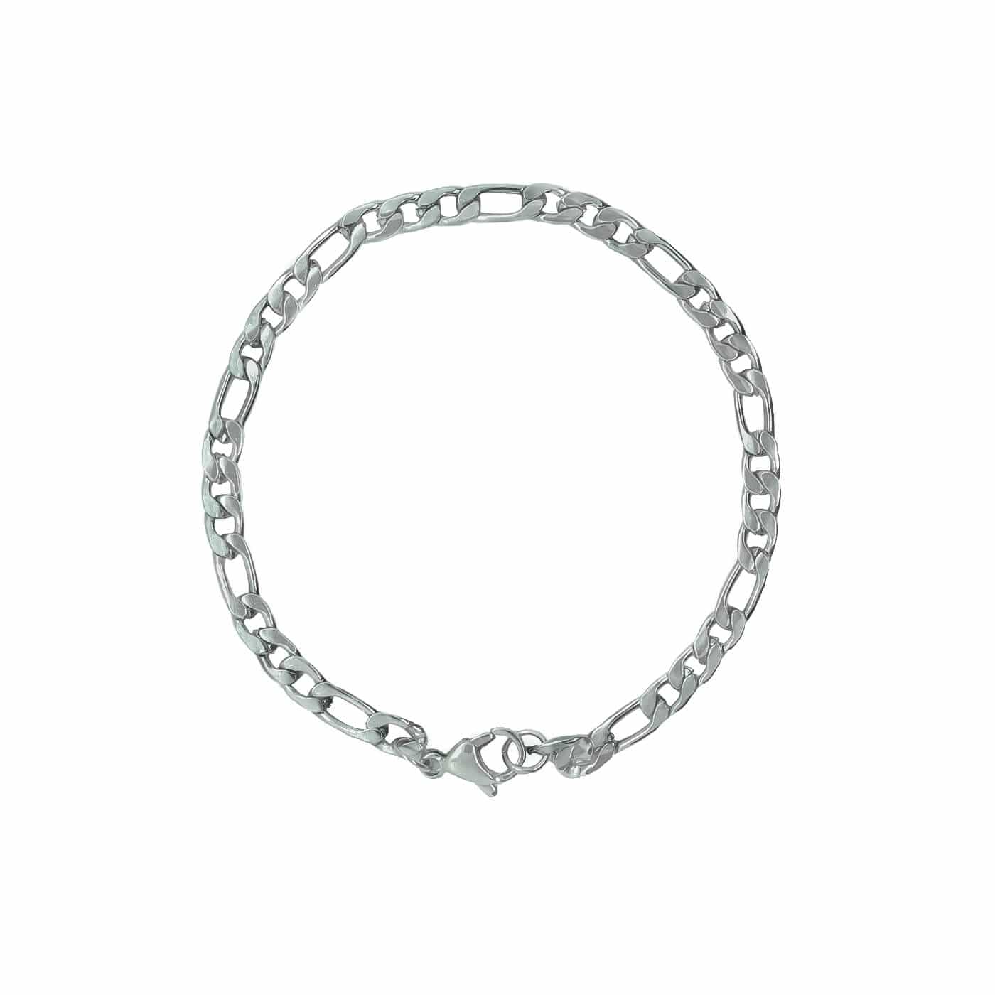 Figaro Bracelet – Silver (5MM)