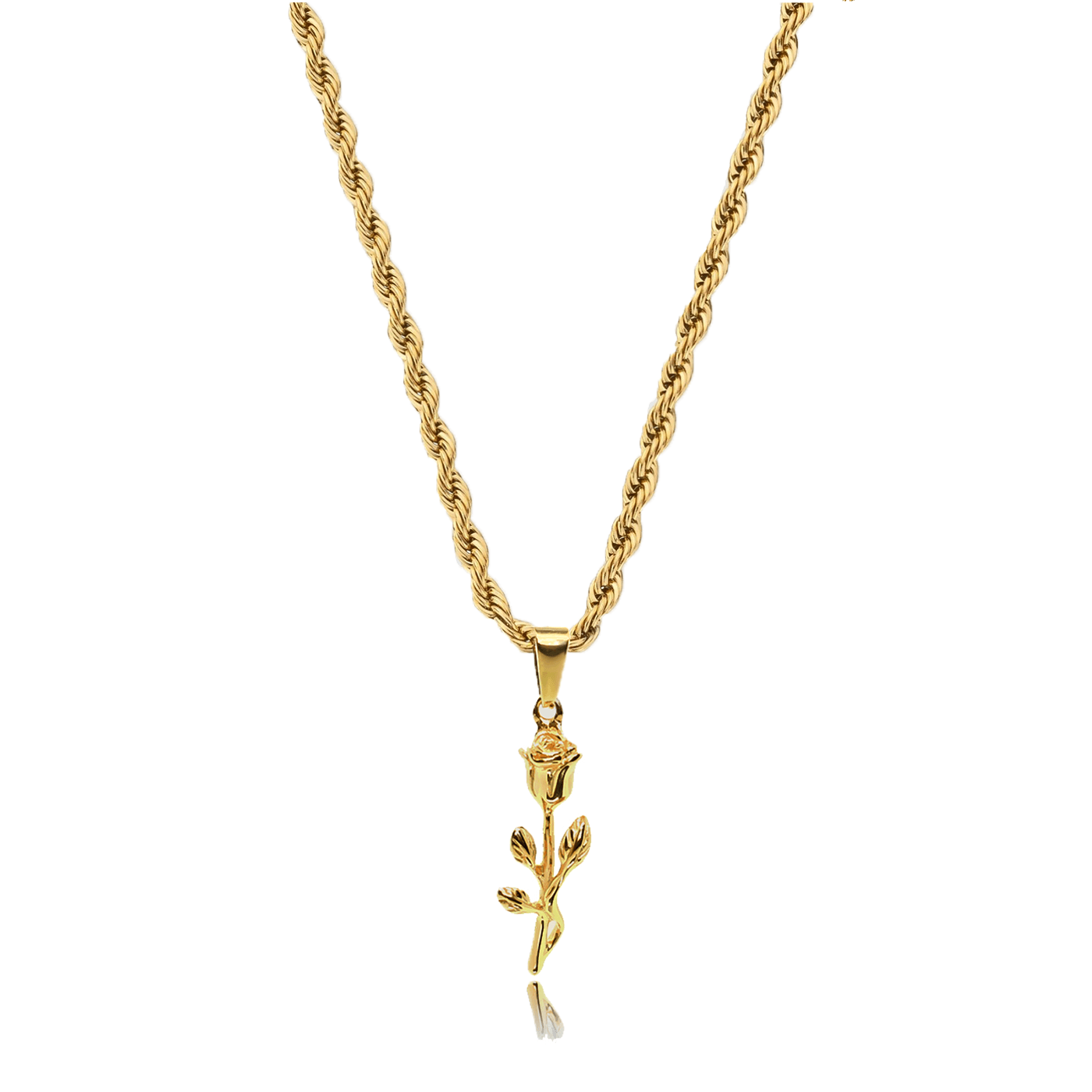 Rose Pendant – Gold
