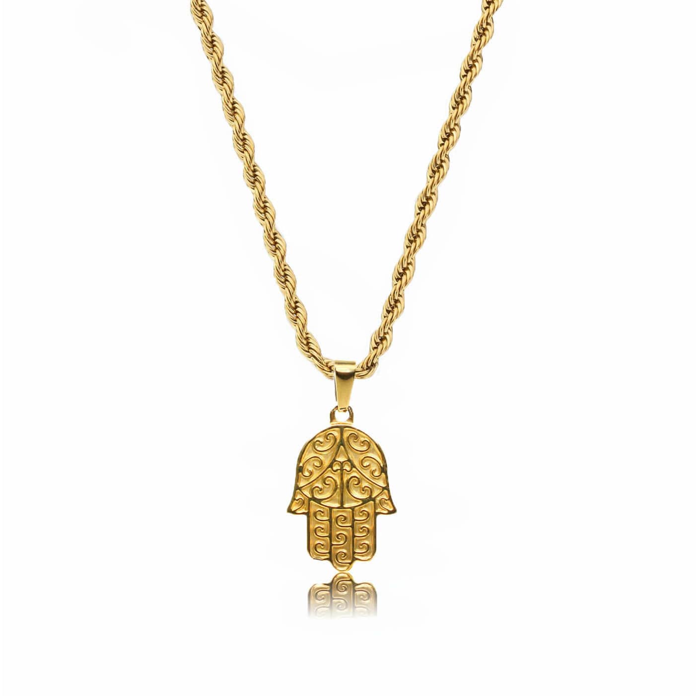 Khamsa Pendant – Gold