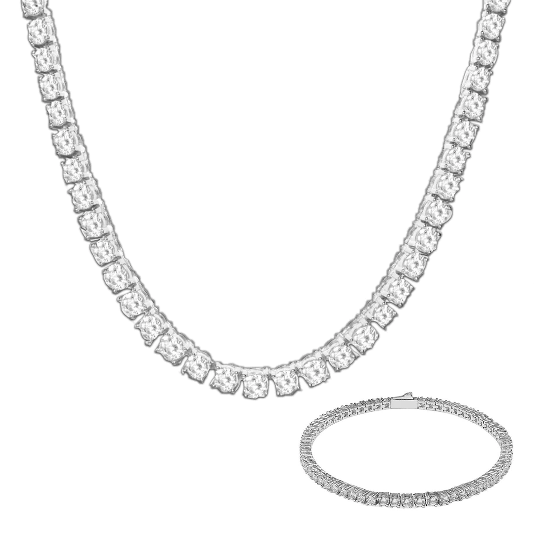Tennis Set – Silver (3MM)