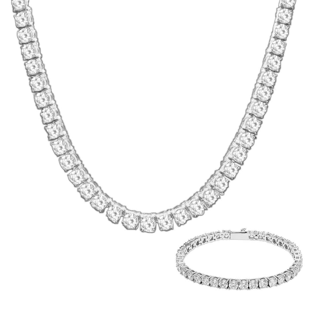 Tennis Set – Silver (5MM)